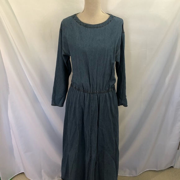 coldwater creek denim dress
